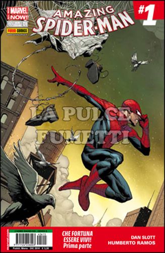 UOMO RAGNO #   615 - AMAZING SPIDER-MAN 1 - COVER B - ALL-NEW MARVEL NOW!